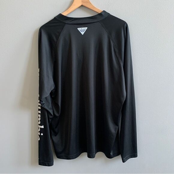 Columbia PFG Terminal Tackle 1/4 Zip Pullover Performance Fishing Gear Black XL - Picture 5 of 12